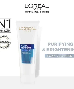 Loreal Paris - Aura Perfect Milky Foam Face Wash For Brighter Skin 100 ml